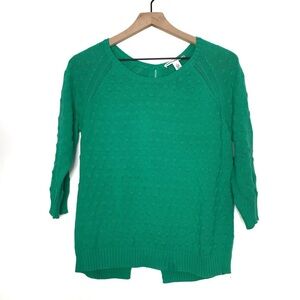 COTTON BY AUTUMN CASHMERE Bubble Knit Sweater M